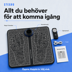 stegro. ge dina ben rörelsen de saknar utan att resa dig ur fötöljen